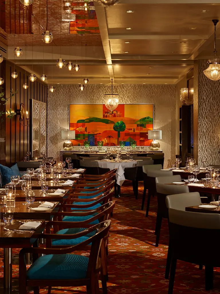Chutney Mary offers contemporary Indian cuisine in stunning surroundings