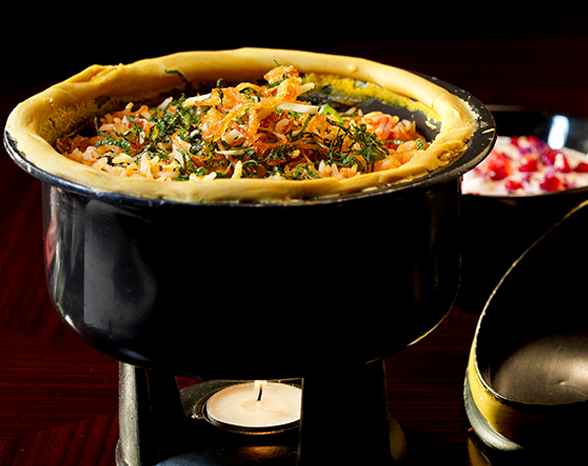 Our monthly changing curries and biryanis